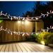 Northlight 105-Count Red Clear and Blue Patriotic Mini Light Garland 5.6 White Wire