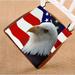 ZKGK Bald Eagle On American Flag Seat Pad Seat Cushion Chair Cushion Floor Cushion Two Sides 16x16 Inches