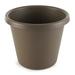 The HC Companies 14 Inch Indoor and Outdoor Classic Flower Pot Chocolate