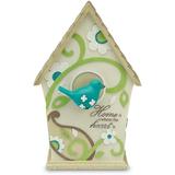 Pavilion Gift Company Perfectly Paisley Home Decorative Birdhouse Inscription Home is Where The Heart is