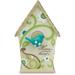 Pavilion Gift Company Perfectly Paisley Home Decorative Birdhouse Inscription Home is Where The Heart is