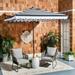 Safavieh Vienna 7.5 Square Patio Umbrella