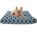 Majestic Pet | Links Shredded Memory Foam Rectangle Pet Bed For Dogs Removable Cover Navy Blue Small