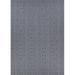 Couristan 5.25 x 7.5 Gray and Ivory Contemporary Outdoor Rectangular Area Throw Rug