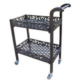 Oakland Living Corporation Dakota Cast-aluminum Garden Service Cart