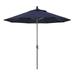 California Umbrella 9 ft. Aluminum Push Button Tilt Olefin Market Umbrella