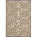 SAFAVIEH Courtyard Holly Geometric Indoor/Outdoor Area Rug 2 7 x 5 Chocolate/Natural