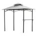 Garden Winds Replacement Canopy Top Cover for the Big Lots 8 X 5 Bamboo Look BBQ Gazebo - Slate Gray