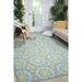 Waverly Sun N Shade Indoor/Outdoor Jade 5 3 x SQUARE Area Rug (5 Square)