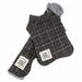 Touchdog Â® 2-In-1 Windowpane Plaided Dog Jacket With Matching Reversible Dog Mat