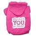 Mirage Pet You Go Fetch Screen Print Pet Hoodies Bright Pink Size XS