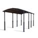 Palram - Canopia Arcadia Alpine 12 x 28 Polycarbonate/Galvanized Steel Carport - Gray/Bronze