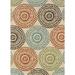 Sphinx Montego Area Rug 697J6 Beige Circles Dots 2 5 x 4 5 Rectangle