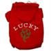 Four Leaf Clover Outline Hoodies Red S (10)