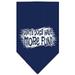 Dirty Dog Screen Print Bandana Navy Blue Small