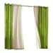 Commonwealth Home Fashions 70316-109-701-96 Gazebo Stripe Grommet Panel 96 in.44; Green