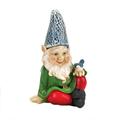 Summerfield Terrace CHEERY GNOME SOLAR STATUE