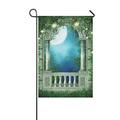 MYPOP Fantasy Window with Fairy Lanterns Yard Garden Flag 12 x 18 Inches