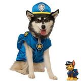 Paw Patrol Chase Police Dog Pet Costume - 4 sizes