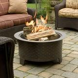 CobraCo Woven Cast Iron 29 diam. Fire Pit