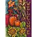 Toland Home Garden Harvest Welcome Fall Thanksgiving Flag Double Sided 28x40 Inch