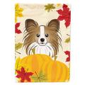 Papillon Thanksgiving Garden Flag