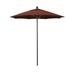 California Umbrella Venture 7.5 Bronze Market Umbrella in Terracotta