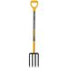 True Temper 2812200 4-Tine Spading Digging Fork with 30 in. Hardwood D-Grip Handle 30 Inch