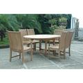 Anderson Teak Bahama Chicago 7-Pieces Dining Chair C