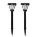 Westinghouse BluetoothÂ® Solar Powered Pathlights - Remington Bronze Finish - 2PK