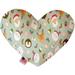 Mirage Pet Products Gray Christmas Party 8 Inch Heart Dog Toy