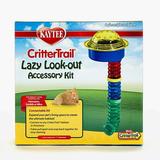 Kaytee CritterTrail Accessory Lazy Look-Out Kit with Small Animal Tubes & Tunnels for Hamsters Gerbils Mice Multi-color