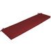 Arden Selections Outdoor Bench Cushion 17 x 46 Ruby Red Leala