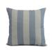 Simply Daisy 20 x 20 Rugby Stripe Stripe Print Outdoor Pillow Blue