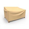 Budge Small Beige Patio Outdoor Loveseat Cover Sedona