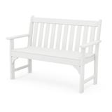 POLYWOOD Vineyard 48 Recycled Plastic Garden Bench