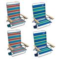 Rio Brands SC590-TS Deluxe 5 Position Aluminum Sand Chair