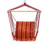 Best Patio Swing Seat Hammock Hanging Rope Chair Red Stripe