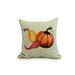 Simply Daisy 18 x 18 Gourd Pile Light green Fall Print Outdoor Decorative Throw Pillow