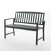 Laguna Outdoor Acacia Wood Bench Dark Grey Finish