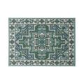 GDF Studio Bonnie Outdoor 5 3 x 7 Oriental Area Rug Ivory and Blue