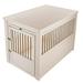 New Age Pet Ecoflex Furniture Style Dog Crate End Table - Antique White Extra Large