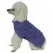 Pet Life Â® Butterfly Stitched Heavy Cable Knitted Fashion Turtle Neck Dog Sweater