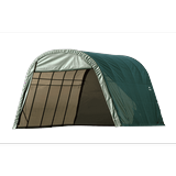 Shelterlogic Sheltercoat Custom Round 13 Ft. X 20 Ft. X 10 Ft. Shelter In Green