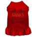 Mirage Pet All the Ghouls Screen Print Dog Dress Red Lg