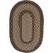 Colonial Mills Stable Hill Accent Rug Blackberry 2 x 3 Oval 2 x 3 Brown Black Natural Oval Traditional Country Casual