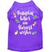 Mirage Pet Pumpkin Kisses Screen Print Dog Shirt Purple Lg