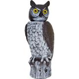 Gardeneer By Dalen RHO4 Natural Enemy Scarecrow Rotating Head Owl Brown 17.75-inches tall Multi