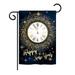 Breeze Decor G166011 Countdown New Year Winter New Year Impressions Decorative Vertical Garden Flag 13 x 18.5 Multi-Color