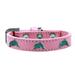 Mirage Pet Products Dolphin Widget Dog Collar Light Pink Size 18